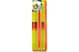‎JOLLY JOLLY School Pencils, Blister Pack of 2, 3H Hardness, Very Hard Graphite Pencils for Technical Drawing, Detail Plans, Graphics, Writing, Durable, Handy, for School, Case