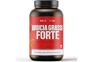 Ricci Labs Brucia Grassi Potenti Veloci Drenante Forte Dimagrante Efficace Termogenico Pillole Per Dimagrire Velocemente Donna Uomo Con Glucomannano Carnitina 120 cps Made in Italy