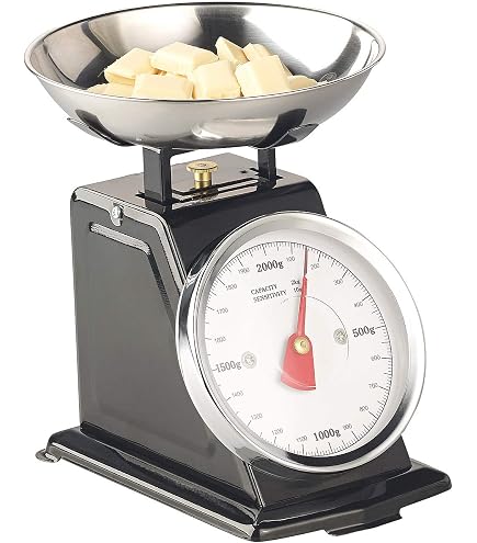 Salter 811 WHWHDR Bilancia Da Cucina Meccanica Con Ciotola 3 Kg - Quadrante Rotante Metrico/Imperiale - Lavabile