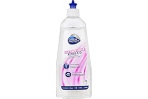 CARE + PROTECT Care+Protect Ultra Shine Universal Rinse Aid for Dishwasher - Powerful on Stains and Halos - Helps Faster Drying - 500ml