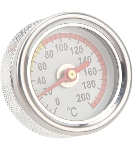 Motorrad Ölthermometer Für Cagiva Suzuki - Direktmesser Mit 20x1,5mm Gewinde | 20-140°C Messbereich