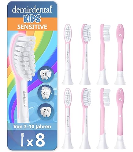 Philips Sonicare For Kids Replacement Brush Heads (Aged 7+) - 4 Pack, Genuine HX6044/90