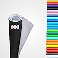Card and Display Poster Paper Roll - 10 M - Paper Perfect Ideal for Wrapping, Craft, Packing, Floor Covering, Parcel, Table Runner School Notice Boards - 76cm Width Approx (Black)