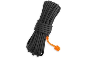 SURVIVORCORD TITAN Survival Patented Paracord 550 - 25ft, 100ft, 500ft & Color Options - 620LB Strength Survival Paracord Military Spec with 3 Strands - Heavy Duty Hank Cord for Camping & Outdoors with Firestarter