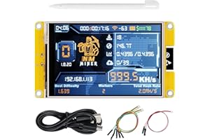 FREENOVE Bitcoin Miner NMMiner NerdV2, ESP32 CYD 4.0 Inch Touch Display, 320x480 Pixel TN TFT LCD Screen ST7796 Driver, Dual-core 32-bit 240 MHz Microcontroller WiFi+BT, C Code LVGL Tutorial