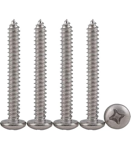 6 In Wood Screws No.10 X 1 1/2" (5 X 40) A2 Stainless Steel Pozi - Foto 3