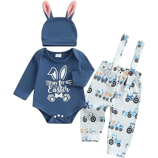 Set Abbigliamento Pasquale Bambino - T-shirt Coniglietto E Shorts, 2 Pezzi, Cotone Morbido - Foto 3
