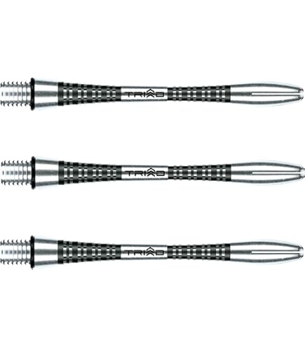 Aste Freccette Red Dragon DRX Alluminio Medio Nero - Confezione Da 6 Pezzi (2 Set) - 46mm - Foto 6