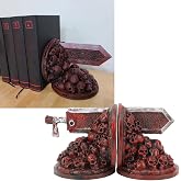 Masyrt Berserk Bookends, Vintage Resin Berserk Anime Decorative Bookends, Furious Dragon Slayer Bookends, Unique Bookends for