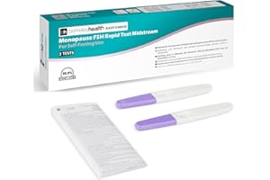 Berkeley Health Kit d'auto-test de ménopause pour femme (lot de 2) – Détection d'hormone FSH (milieu de courant) – Facile à suivre, résultats rapides et précision à 99,9 %