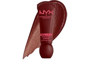 NYX Professional Makeup Balsamo Labbra Profumato, Labbra Morbide e Idratate, Effetto Soft Matte, Con Polvere di Riso di Mochi e Ceramidi, Smushy Matte, Tonalità: Smudge Fudge, 8 ml