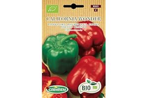 Germisem Orgánica California Wonder Semillas de Pimentón 0.1 g, ECBIO5015
