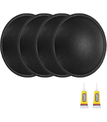 5 PZ Tappo Antipolvere per Altoparlanti Mini 110MM Cupola di Carta Subwoofer Horn con Protezione per Altoparlante da Palco KTV Grande