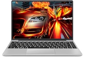 WOZIFAN PC Portable 14" Win Intel 64Go ROM Soutien Extension SSD 1TB 6Go Ordinateur Portable léger FHD 1080 2.4G+5G WiFi Bluetooth 4.2 HDMI inclut Souris sans Fil & Autocollant AZERTY-Argent