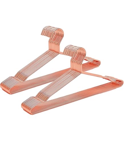 Golden & Rose Gold Metall Kleiderbügel Hochleistungs-Kleiderbügel Mit Rutsch Fes