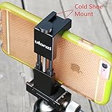 Metall Stativ Handy Halterung mit Hot Shoe Mount Smartphone Stativhalterung Adapter Video Rig für iPhone X 8 7 6s Plus…