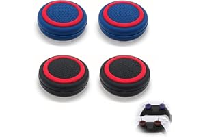 MatoSan® 4 tappi Thumbstick Grip per controller PS4 PS5, PS5 Edge Controller Accessori Xbox Series One Playstation 5 Controller Accessori PS5 Controller Accessori Sticks Joystick Protezione Stick