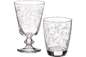 Excelsa Domus Zestaw Szklanek, Szkło, Przezroczysty, 12 Elementów