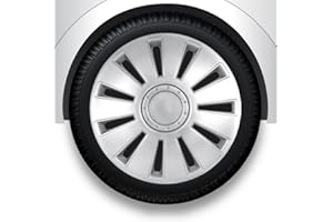 ZENTIMEX Radzierblenden Radkappen Radabdeckung 16" Zoll #26 Silber ABS