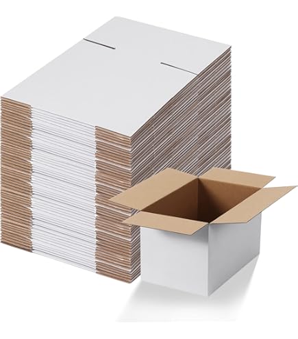 Illustration De Boîte D'emballage En Carton Blanc De Vecteur Isolée Sur Illustration De Boîte D'emballage En Carton Blanc De Vecteur Isolée Sur
