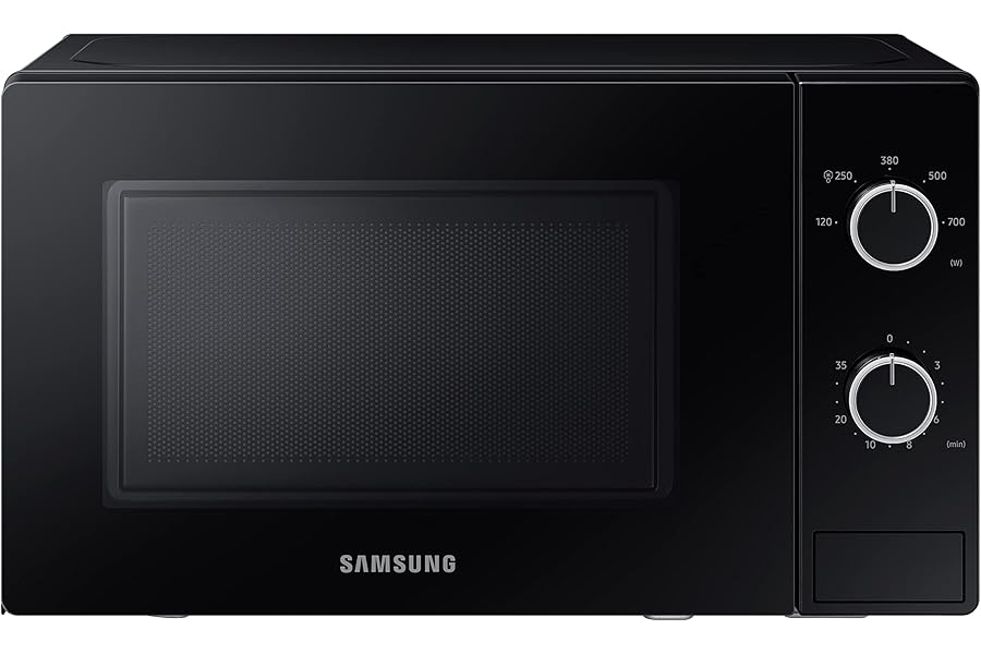 Samsung MS20A3010AL Microwave Oven for Cooking Essential, Microwave 700 W, 20 L, 44 L x 25.9 H x 33.7 cm, Black