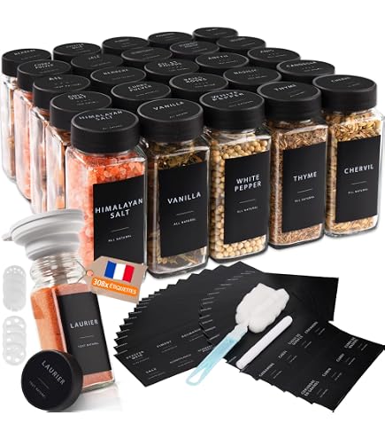Lot De 6 Boîtes à Sauce Carrées – Rangement Cuisine Hermétique, Plastique PE (Multi-couleurs)