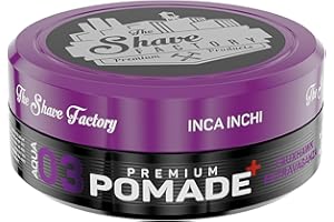 SHAVING FACTORY The Shave Factory Pomata Premium 150ml 03 Fauxhawk Extravaganza con Inca Inchi Extra Hold Extra Shine
