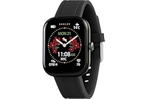 RADLEY Series 55 Black Silicone Strap Smart Watch