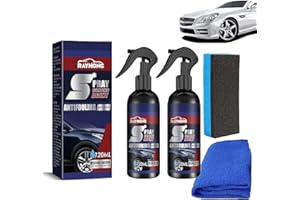 BAOFU Rayhong Spray Coating Agent, 120ml Multi-Functional Coating Renewal Agent, 3 in 1 Ceramic Car Coating Spray, High Protection Quick Car Coating Spray (2Pcs)