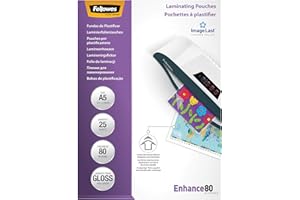 Fellowes ImageLast A5 80 Micron Laminating Pouch - (Pack of 25)