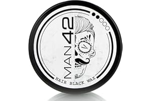 MAN42 PROFESSIONAL HAIR BEARD Man 42 Cera Capelli Uomo 100 ml (Hair Black Wax)