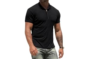 NITAGUT Men's Polo Shirt Golf Tennis T-Shirt