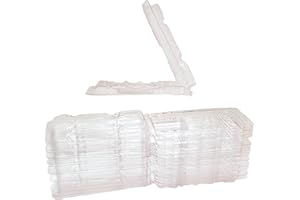 COGGUEE 15PCS Computer CPU Case Tray Packaging Clamshell for AMD 938 940 AM2 AM3 AM3 FM1 2 CPU Holder Protector (15pcs Shell fit AMD)