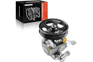 A-Premium Power Steering Pump, with Pulley, Compatible with Subaru Forester 2003 2004 2005 2006 2007, 2.5L, Replace # 33430-5A010, 34430-SA010