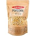 AKSOY Popping Corn Kernels - 2KG | Popcorn Seeds for Stovetop, Microwave & Air Popper | Freshly Harvested Corn for Delicious Homemade Popcorn Snacks... (Packaging may vary)