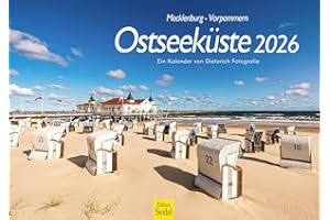 ‎EDITION SEIDEL Edition Seidel Premium Kalender Ostseeküste 2026 Format DIN A3 Wandkalender Deutschland Ostsee Küste Rügen Usedom Darß Fischland Werner Dieterich