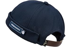 Clape Cappellino Senza Visiera Uomo Donna Cappello Portuale Berretto Commando Lavoro Cotone Docker cap Brimless Hat