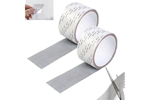 CARRENEU 2Pcs Fliegengitter Reparatur Set 5cm×5m Reparaturband für Fliegengitter Reparatur Klebeband Reparatur Set Fliegengitter Tape Fliegengitter Flicken Reparaturband Fliegengitter für Reparaturlöcher