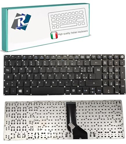 Tastiera Italiana Per Acer Aspire 5 A515-51 | Ricambio Notebook Con Frame Nero | Compatibile Con A315 E Extensa
