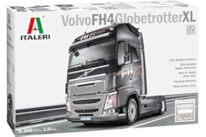Italeri 3940 Modello in Plastica da Assemblare, Camion, Volvo Fh4 Globetrotter Xl, Model Kit, Scala 1:24
