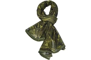 LOOGU Tactical Camouflage Net Scarf for Sports and Leisure and Many Outdoor Activities Camouflage Design