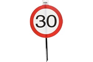 FOLAT Cartello per esterni con segnale stradale 30 anni