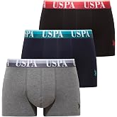U.S. Polo Assn. Erkek 201 Siyah - Antrasit Melanj- Lacivert 3 l&uuml; Boxer
