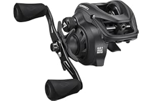 Piscifun Torrent II Baitcasting Fishing Reel, 20LB Carbon Fiber Drag Baitcasters, 6.6:1/8.1:1 Gear Ratio & Magnet Braking System Low Profile Casting Reel, Left/Right Handed