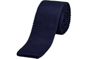 DonDon Cravate en tricot 5 cm
