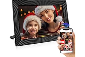 HONIVON Digital Photo Frame WiFi 10.1 Inch HD IPS Touchscreen Digital Picture Frame with 32GB Memory, Easy Share Photos/Videos, for Mothers day and Christmas
