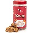 Hearty by Heads Up for Tails - Chicken & Cheddar Cheese Healthy Dog Biscuits for Adult Dogs & Puppies | Gluten-Free & Easy to Digest | Made Chicken & No Preservatives | 320 gm