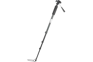 Monopie Profesional Compacto Monopode DynaSun WT1006 Pie 179CM Aluminio con Bolsa y Cabeza 3D