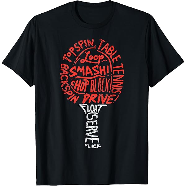 Sweat-shirt Ping Pong Avec Motif Cœur Et Raquette - T-shirt Sport Tennis De Table Pour Hommes Et Femmes, Cadeau Pour Joueurs Et Fans