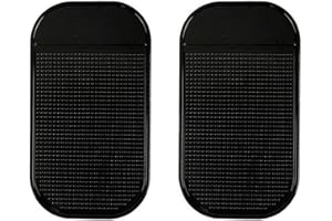 MVOLEGDE 2 Stück Antirutsch Pads,Antirutschmatte Auto Armaturenbrett,Anti Rutsch Pads,Antirutschmatt Armaturenbrett,Waschbare Wiederverwendbar Antirutschmatte Handy,für Handys,Schlüssel,Sonnenbrille
